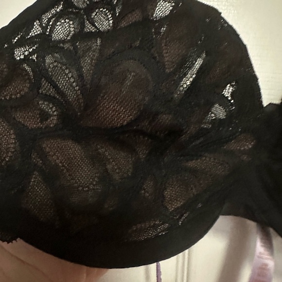 SAVAGE X FENTY, 38DD, BLACK CAVIAR, SAVAGE NOT SORRY, UNLINED BALCONETTE BRA,NWT - Picture 6 of 7